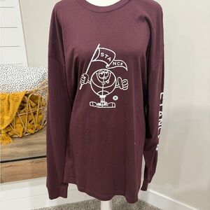Stance Burgundy Long Sleeve Tee